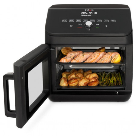 Instant Pot Vortex Plus Oven 140410101, 1700W, 13 l, 8 programe, Până la 205C, EvenCrisp, Negru