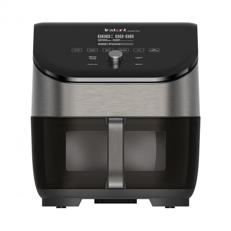 Instant Pot Vortex Plus ClearCook & OdourErase Hot Air Fryer 140310401, 1700W, 5.7L, 6 programe, 35-205C, EvenCrisp, filtru dublu, negru