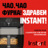 Instant Pot Vortex Plus ClearCook & OdourErase Hot Air Fryer 140310401, 1700W, 5.7L, 6 programe, 35-205C, EvenCrisp, filtru dublu, negru