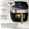 Instant Pot Vortex Plus ClearCook & OdourErase Hot Air Fryer 140310401, 1700W, 5.7L, 6 programe, 35-205C, EvenCrisp, filtru dublu, negru