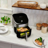 Instant Pot Vortex Plus ClearCook & OdourErase Hot Air Fryer 140310401, 1700W, 5.7L, 6 programe, 35-205C, EvenCrisp, filtru dublu, negru