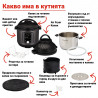 Instant Pot Pro Crisp + Air Fryer 140002701, 1500 W, 7.6 L, 11 programe, coș Air Fryer, afișaj LCD, negru