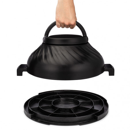 Instant Pot Pro Crisp + Air Fryer 140002701, 1500 W, 7.6 L, 11 programe, coș Air Fryer, afișaj LCD, negru