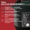 Instant Pot Duo Plus Whisper Quiet 112307901, 1000 W, 5.7 L, 9 programe, Start întârziat, Afișaj LCD, Negru