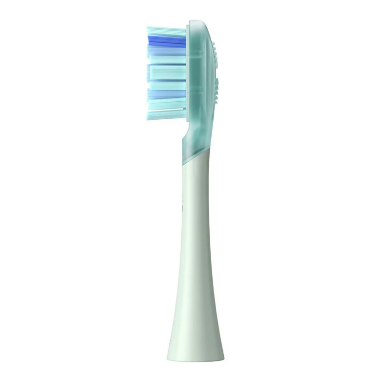 Set 2 capete de schimb pentru periutele de dinti electrice Oclean Ultra Gum Care, Soft, Gentle Cleaning, DuPont, FlexFit, Verde