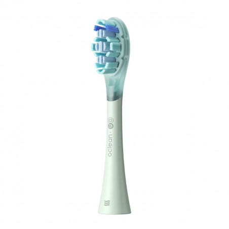 Set 2 capete de schimb pentru periutele de dinti electrice Oclean Ultra Gum Care, Soft, Gentle Cleaning, DuPont, FlexFit, Verde