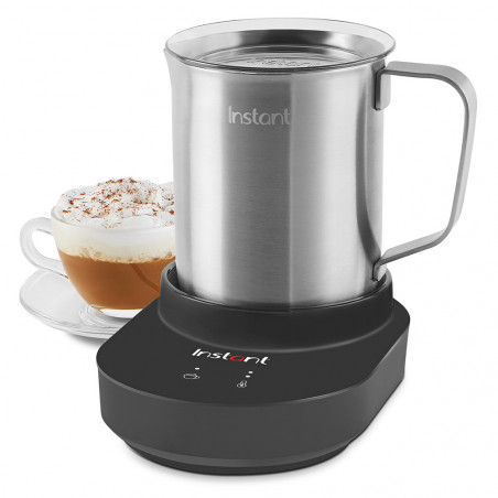 Instant Pot Frother Station 140345701EU, 600W, 500 ml, ecran tactil, fără BPA/PFOA/PTFE, 3 setări de temperatură, 3 niveluri de spumare, Inox / negru
