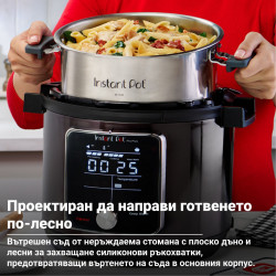 Instant Pot Pro Plus 112020101, 1200W, 5.7 l, 10 programe, control WiFi, oțel inoxidabil, negru