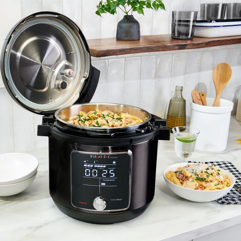Instant Pot Pro Plus 112020101, 1200W, 5.7 l, 10 programe, control WiFi, oțel inoxidabil, negru