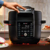 Instant Pot Duo Crisp Ultimate Lid 140005901, 1500W, 6.2L, 11 programe, coș Ultimate Lid, EvenCrisp, negru