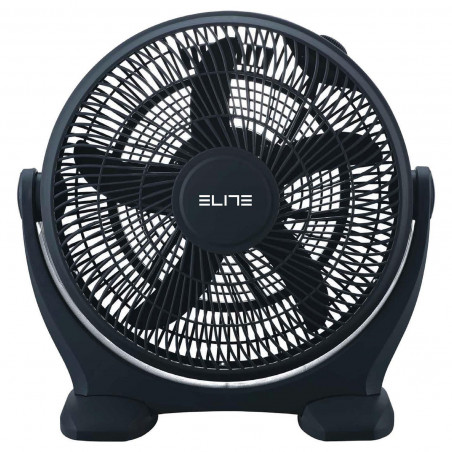 Ventilator de podea Elite YFB-0310, 80W, 45.7 cm, 3 viteze, 5 pale, Negru