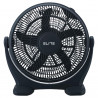 Ventilator de podea Elite YFB-0310, 80W, 45.7 cm, 3 viteze, 5 pale, Negru