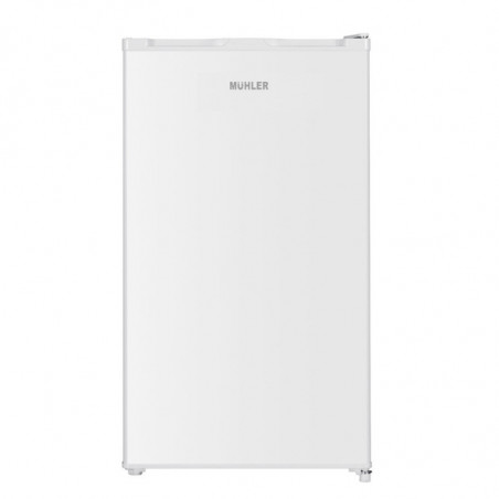 Mini frigider Muhler S85WE0, 90 l, Clasa E, Ușă reversibilă, R600a, Alb