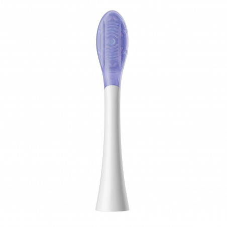 Set 2 capete de schimb pentru periutele de dinti electrice Oclean Ultra White, Hard, For Whitening, DuPont, FlexFit, Alb