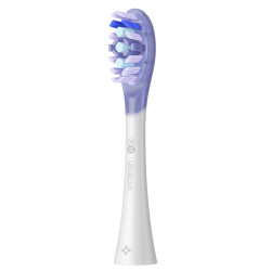 Set 2 capete de schimb pentru periutele de dinti electrice Oclean Ultra White, Hard, For Whitening, DuPont, FlexFit, Alb