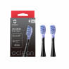 Set 2 capete de schimb pentru periutele de dinti electrice Oclean Ultra White, Hard, For Whitening, DuPont, FlexFit, Negru/Albastru