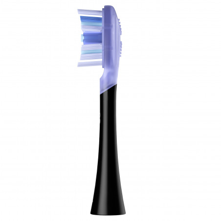 Set 2 capete de schimb pentru periutele de dinti electrice Oclean Ultra White, Hard, For Whitening, DuPont, FlexFit, Negru/Albastru