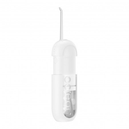 Irigator dental Oclean W10 Lite, 3 moduri, 2 duze, 1200 impulsuri/minut, Pana la 140 PSI, USB-C, Alb