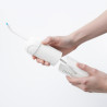 Irigator dental Oclean W10 Lite, 3 moduri, 2 duze, 1200 impulsuri/minut, Pana la 140 PSI, USB-C, Alb