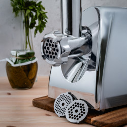 Masina de tocat carne cu accesoriu rosii Voltz V51991A, 1400W, Reverse, Accesorii pentru sosuri si Kubbe, Alb