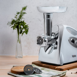 Masina de tocat carne cu accesoriu rosii Voltz V51991A, 1400W, Reverse, Accesorii pentru sosuri si Kubbe, Alb