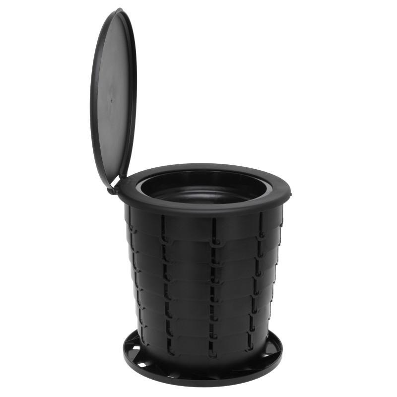 Toaletă portabila Camry CR 1041, 21L, 3in1 Design multifunctional, Pliabila, Negru
