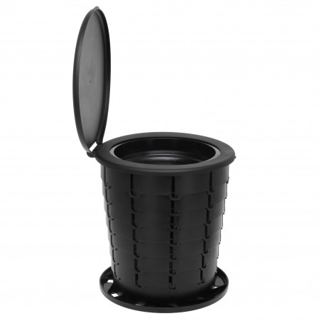 Toaletă portabila Camry CR 1041, 21L, 3in1 Design multifunctional, Pliabila, Negru