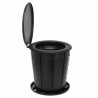 Toaletă portabila Camry CR 1041, 21L, 3in1 Design multifunctional, Pliabila, Negru