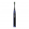 Periuta de dinti electrica Oclean X Lite Set, 72000 rpm, 5 moduri, Ecran tactil, Autonomie de pana la 40 zile, Raportarea zonelor curatate, Husa, Albastru inchis