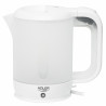 Cana electrica Adler AD 1381, 900W, 0,5 L, 2 cani si lingura, Protectie fierbere fara apa, Alb