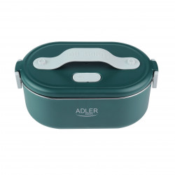 Cutie alimentara electrica Adler AD 4522, 45W, 0.8 L, Pana la 70°C, Recipient din otel inoxidabil, Geanta termica, Verde