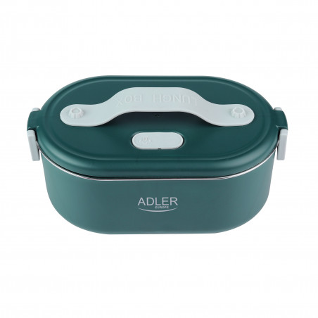Cutie alimentara electrica Adler AD 4522, 45W, 0.8 L, Pana la 70°C, Recipient din otel inoxidabil, Geanta termica, Verde