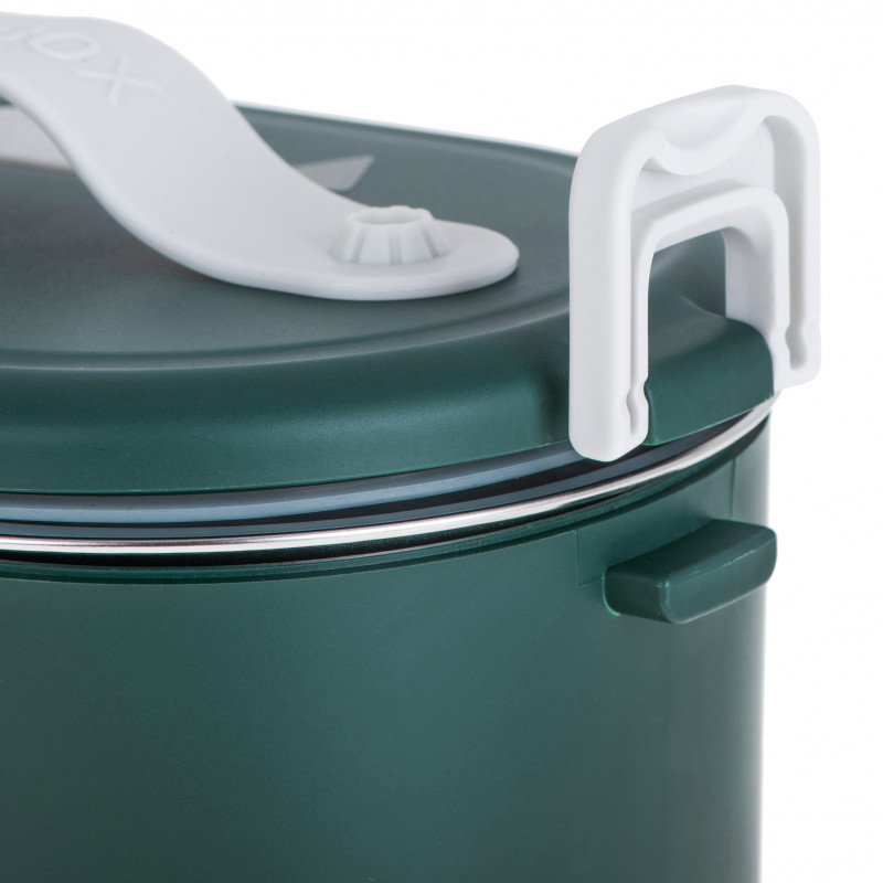 Cutie alimentara electrica Adler AD 4522, 45W, 0.8 L, Pana la 70°C, Recipient din otel inoxidabil, Geanta termica, Verde