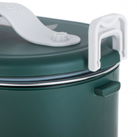Cutie alimentara electrica Adler AD 4522, 45W, 0.8 L, Pana la 70°C, Recipient din otel inoxidabil, Geanta termica, Verde