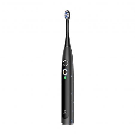 Periuta de dinti electrica pentru copii Oclean X Kids Set, 2.5W, 72000 rpm, 5 moduri, Timer, Autonomie pana la 40 zile, Oclean OS, Tip C, Husa, Negru