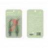 Set 2 capete ortodontice Oclean N10, compatibile cu W10, Curatare zilnica, Verde