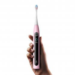 Periuta de dinti electrica pentru copii Oclean X Kids Set, 2.5W, 72000 rpm, 5 moduri, Timer, Autonomie până la 40 zile, Oclean OS, Tip C, Husa, Roz