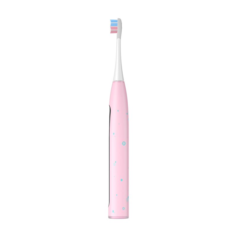 Periuta de dinti electrica pentru copii Oclean X Kids Set, 2.5W, 72000 rpm, 5 moduri, Timer, Autonomie până la 40 zile, Oclean OS, Tip C, Husa, Roz