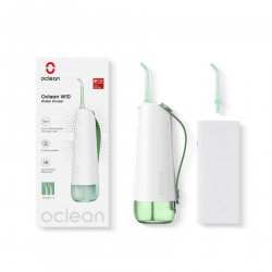 Irigator dentar Oclean W10, 5 moduri, 2 duze, 200 ml, 1400 impulsuri pe minut, IPX7, USB-C, Verde