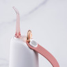 Irigator dentar Oclean W10, 5 moduri, 2 duze, 200 ml, 1400 impulsuri pe minut, IPX7, USB-C, roz