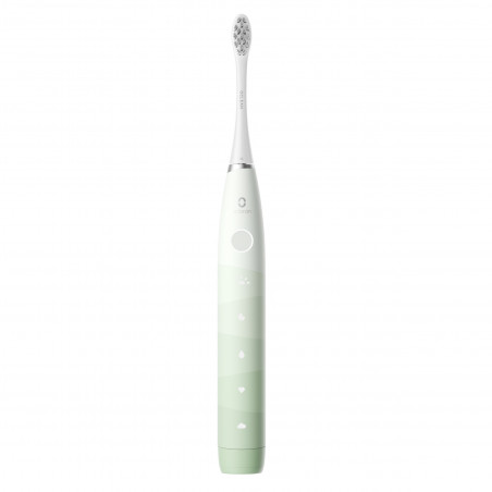 Periuta de dinti electrica Oclean Flow S, 1.85W, 76000 rpm, 5 moduri, Timer, Autonomie pana la 180 zile, Tip-C, Suprafata antibacteriana, Verde