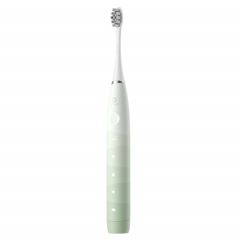 Periuta de dinti electrica Oclean Flow S, 1.85W, 76000 rpm, 5 moduri, Timer, Autonomie pana la 180 zile, Tip-C, Suprafata antibacteriana, Verde