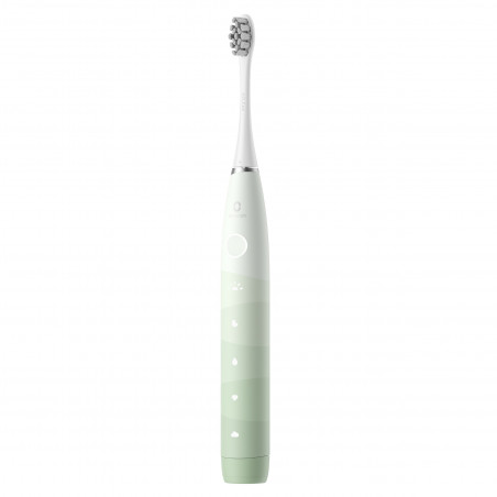 Periuta de dinti electrica Oclean Flow S, 1.85W, 76000 rpm, 5 moduri, Timer, Autonomie pana la 180 zile, Tip-C, Suprafata antibacteriana, Verde