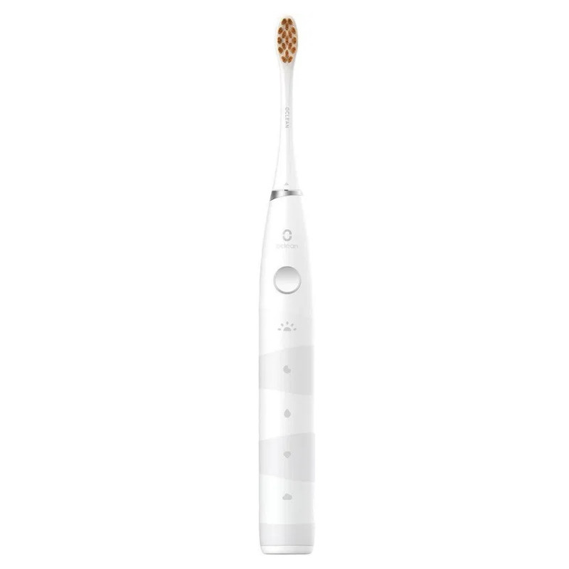 Periuta de dinti electrica pentru copii Oclean Flow S, 1.85W, 76000 rpm, 5 moduri, Timer, Autonomie pana la 180 zile, Tip-C, Suprafata antibacteriana, Alb