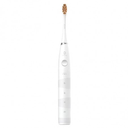 Periuta de dinti electrica pentru copii Oclean Flow S, 1.85W, 76000 rpm, 5 moduri, Timer, Autonomie pana la 180 zile, Tip-C, Suprafata antibacteriana, Alb
