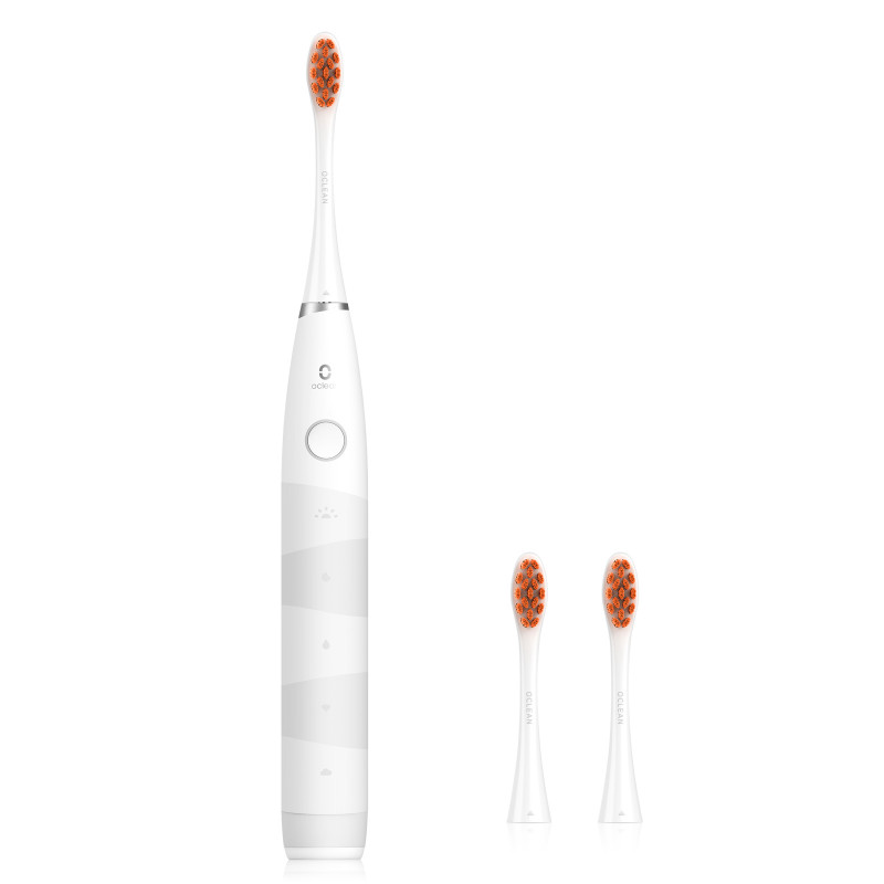 Periuta de dinti electrica pentru copii Oclean Flow S, 1.85W, 76000 rpm, 5 moduri, Timer, Autonomie pana la 180 zile, Tip-C, Suprafata antibacteriana, Alb