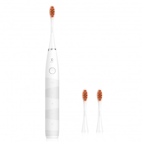 Periuta de dinti electrica pentru copii Oclean Flow S, 1.85W, 76000 rpm, 5 moduri, Timer, Autonomie pana la 180 zile, Tip-C, Suprafata antibacteriana, Alb