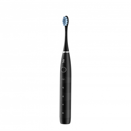 Periuta de dinti electrica Oclean Flow S, 1.85W, 76000 rpm, 5 moduri, Timer, Autonomie pana la 180 zile, Tip-C, Suprafata antibacteriana, Negru