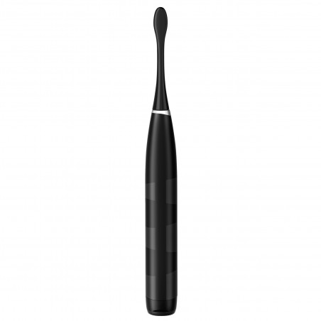 Periuta de dinti electrica Oclean Flow S, 1.85W, 76000 rpm, 5 moduri, Timer, Autonomie pana la 180 zile, Tip-C, Suprafata antibacteriana, Negru