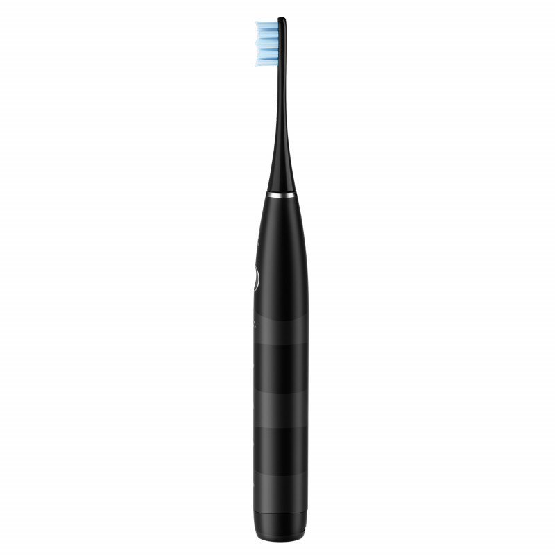 Periuta de dinti electrica Oclean Flow S, 1.85W, 76000 rpm, 5 moduri, Timer, Autonomie pana la 180 zile, Tip-C, Suprafata antibacteriana, Negru